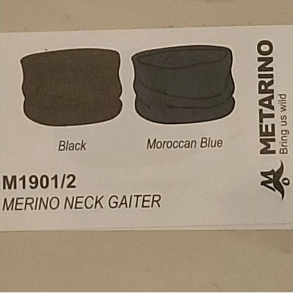 🔥Metarino - Black and Blue Merino Neck Gaiters - OS